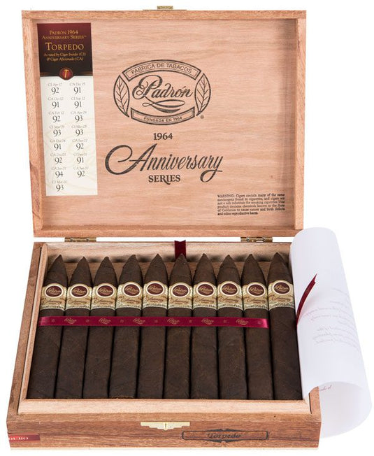 Padron 1964 Anniversary Series Torpedo Natural (6