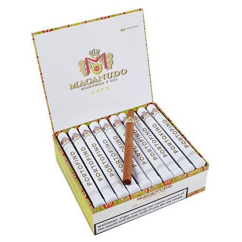 Macanudo Cafe Portofino Tubo (Lancero-Panatela) (7 x 34)