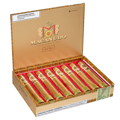 Macanudo Gold Label Crystal Tubo (Robusto) (5½ x 50)